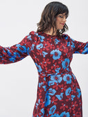 Midikleid mit Saumschlitz aus Ecovero by Lenzing