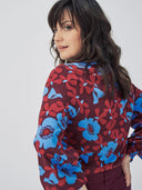 Bluse mit Ballonärmeln aus Ecovero by Lenzing