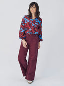 Bluse mit Ballonärmeln aus Ecovero by Lenzing