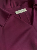 Jersey Bluse mit Kellerfalte aus Ecovero by Lenzing