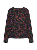 Jersey Longsleeve mit V-Ausschnitt aus Ecovero by Lenzing