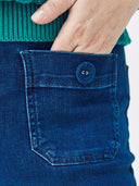 Jeans Hose mit aufgesetzten Taschen aus Bio-Baumwolle
