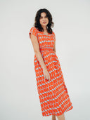 Lockeres Midi-Kleid aus Ecovero™ by Lenzing™