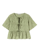 Bluse aus Broderie Anglaise Baumwolle