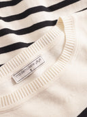 Strickpullover mit Ballonärmel aus Bio-Baumwolle