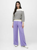 Strickpullover mit Ballonärmel aus Bio-Baumwolle