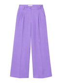 Bundfaltenhose mit weitem Bein