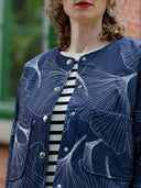 Gesteppte Sommerjacke mit Druckknöpfen