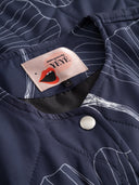 Gesteppte Sommerjacke mit Druckknöpfen