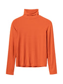 Longsleeve mit Rollkragen aus LENZING™ ECOVERO™