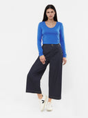 Longsleeve mit Rundhalsausschnitt aus LENZING™ ECOVERO™