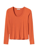 Longsleeve mit Rundhalsausschnitt aus LENZING™ ECOVERO™