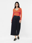 Longsleeve mit Rundhalsausschnitt aus LENZING™ ECOVERO™