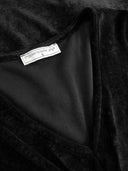 Samt Top mit Knotendetail aus LENZING™ TENCEL™