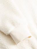 Sweatshirt aus Teddyfell mit Stickerei