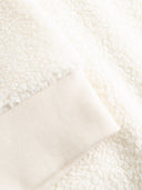 Sweatshirt aus Teddyfell mit Stickerei