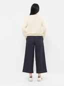 Sweatshirt aus Teddyfell mit Stickerei