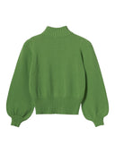 Strickjacke mit Reißverschluss aus Bio-Baumwolle