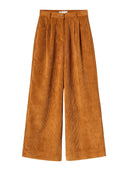 Bundfalten Hose aus Kord