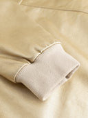 Goldene Jeansjacke im 70s Style aus Baumwolle