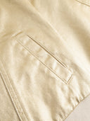 Goldene Jeansjacke im 70s Style aus Baumwolle