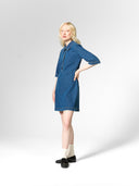 Denim-Minikleid mit Knopfleiste aus Bio-Baumwolle