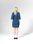 Denim-Minikleid mit Knopfleiste aus Bio-Baumwolle