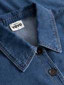 Denim-Minikleid mit Knopfleiste aus Bio-Baumwolle