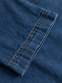 Denim-Minikleid mit Knopfleiste aus Bio-Baumwolle