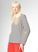 Gestreiftes Longsleeve aus Bio-Baumwolle