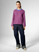 Gestreiftes Longsleeve aus Bio-Baumwolle