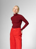 Rollkragen Longsleeve aus  LENZING™ ECOVERO™