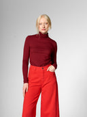 Rollkragen Longsleeve aus  LENZING™ ECOVERO™
