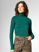Rollkragen Longsleeve aus  LENZING™ ECOVERO™