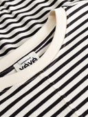 Gestreiftes Longsleeve im Sweatshirt-Look aus Bio-Baumwolle