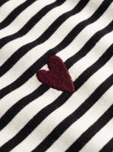 T-Shirt mit Stickerei aus Bio-Baumwolle