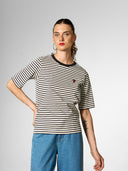 T-Shirt mit Stickerei aus Bio-Baumwolle