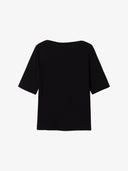 Jersey Shirt mit U-Boot-Ausschnitt aus LENZING™ ECOVERO™