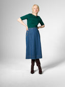 Jersey Shirt mit U-Boot-Ausschnitt aus LENZING™ ECOVERO™
