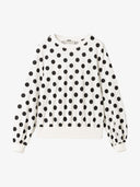 Gepunktetes Longsleeve aus Bio-Baumwolle