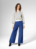 Gepunktetes Longsleeve aus Bio-Baumwolle