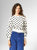 Gepunktetes Longsleeve aus Bio-Baumwolle