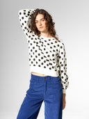Gepunktetes Longsleeve aus Bio-Baumwolle