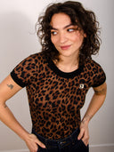 T-Shirt mit Stickerei aus LENZING™ ECOVERO™