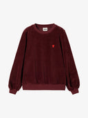 Sweatshirt aus Kordsamt