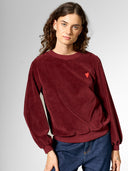 Sweatshirt aus Kordsamt