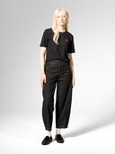 T-Shirt mit Stick aus Bio-Baumwolle
