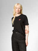 T-Shirt mit Stick aus Bio-Baumwolle