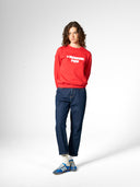 Sweatshirt mit Print aus Bio-Baumwolle