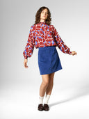 Bluse mit Blumenmuster aus LENZING™ ECOVERO™
